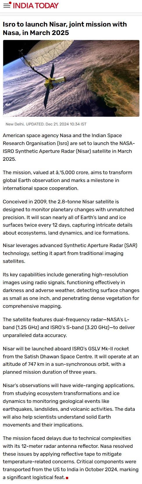 Full News Screenshot