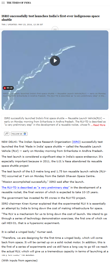 Full News Screenshot