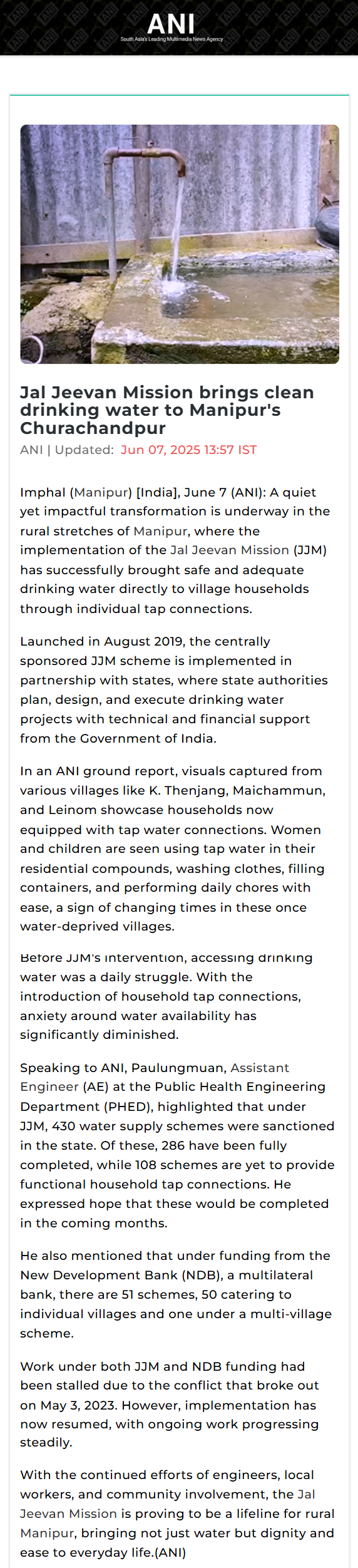 Full News Screenshot