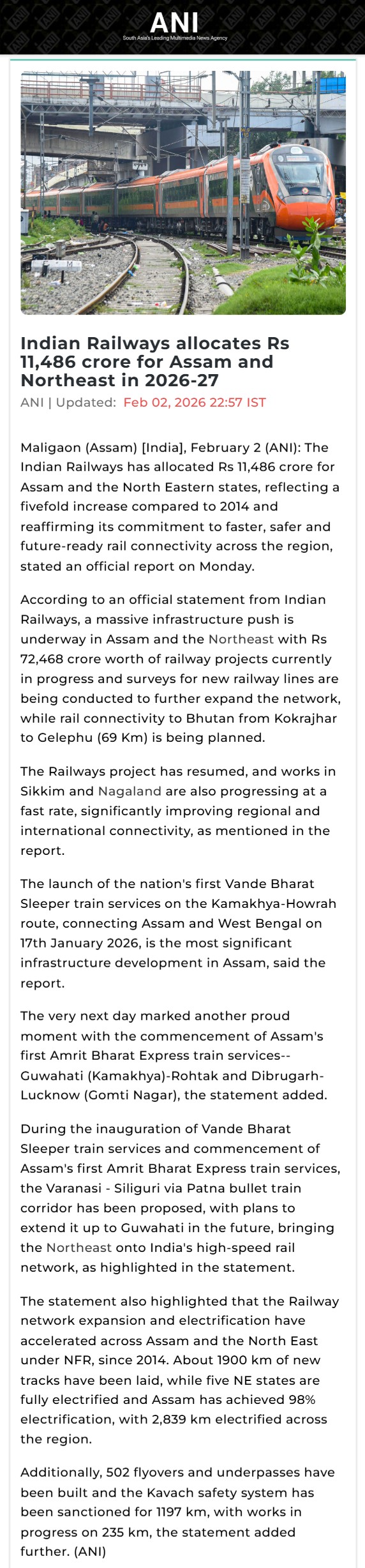 Full News Screenshot