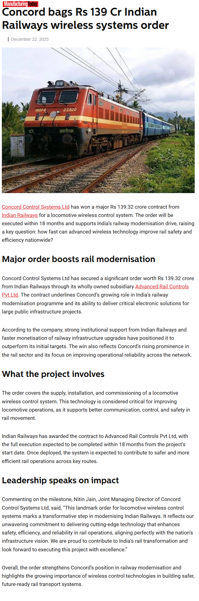 Full News Screenshot