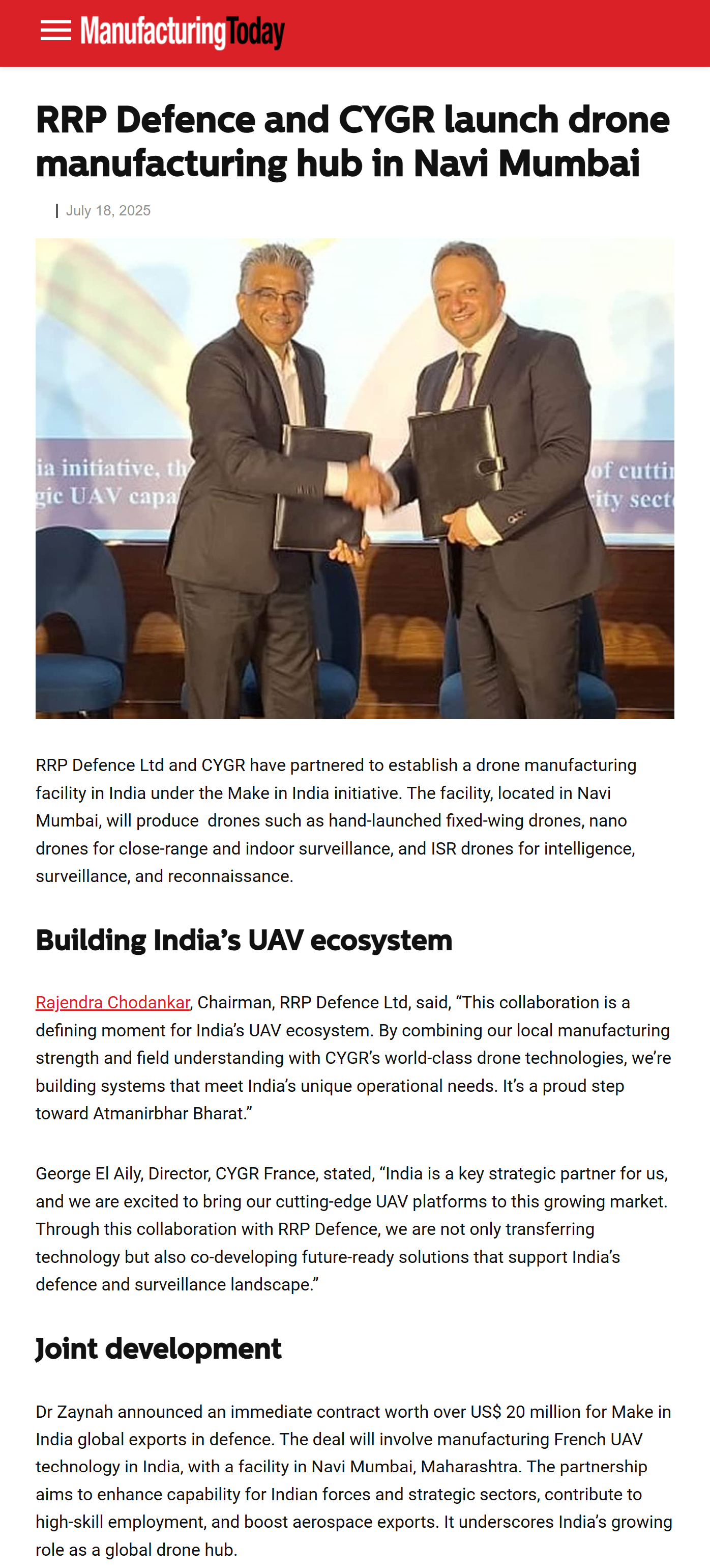 Full News Screenshot