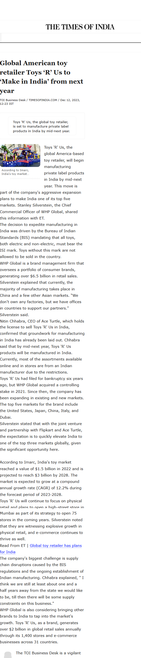 Full News Screenshot