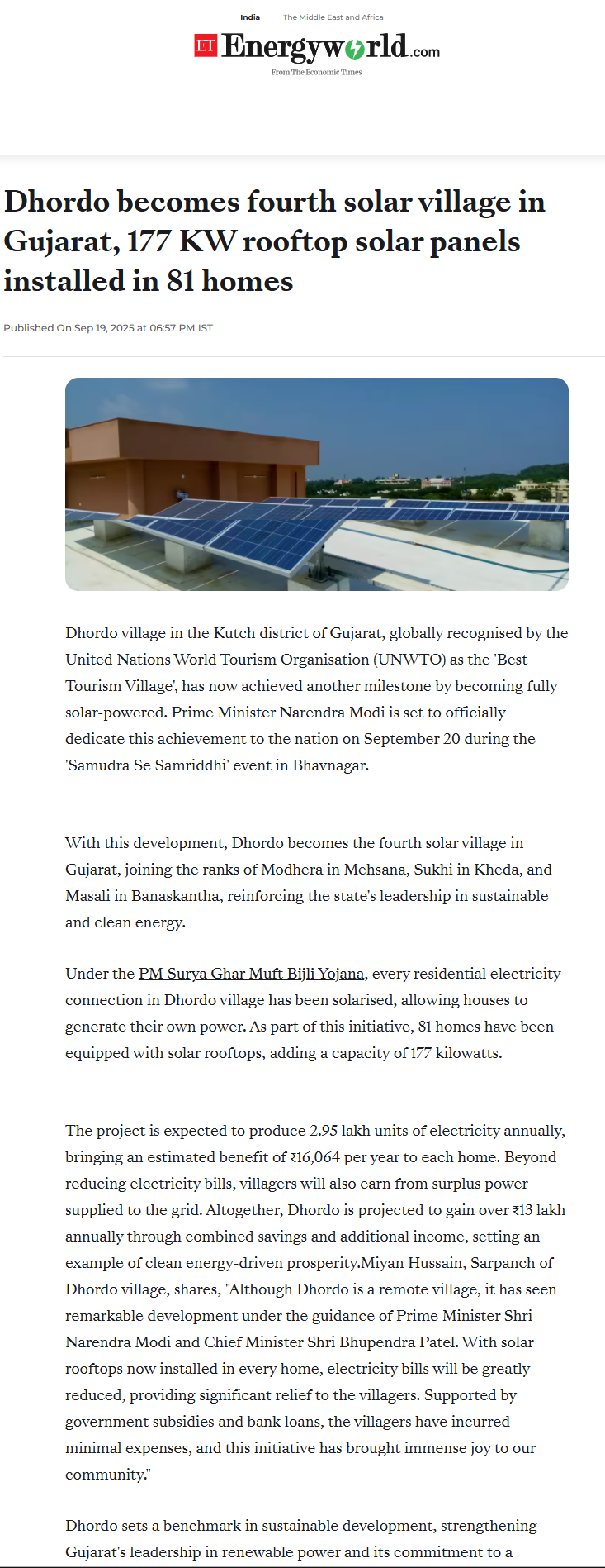 Full News Screenshot