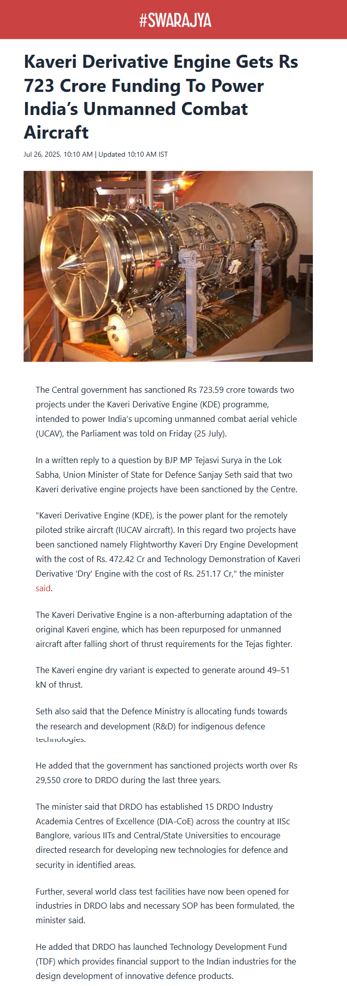 Full News Screenshot