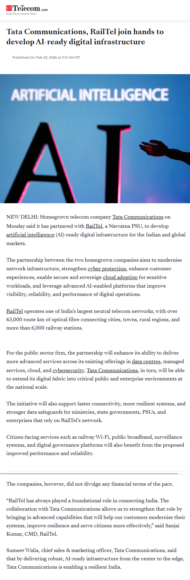 Full News Screenshot