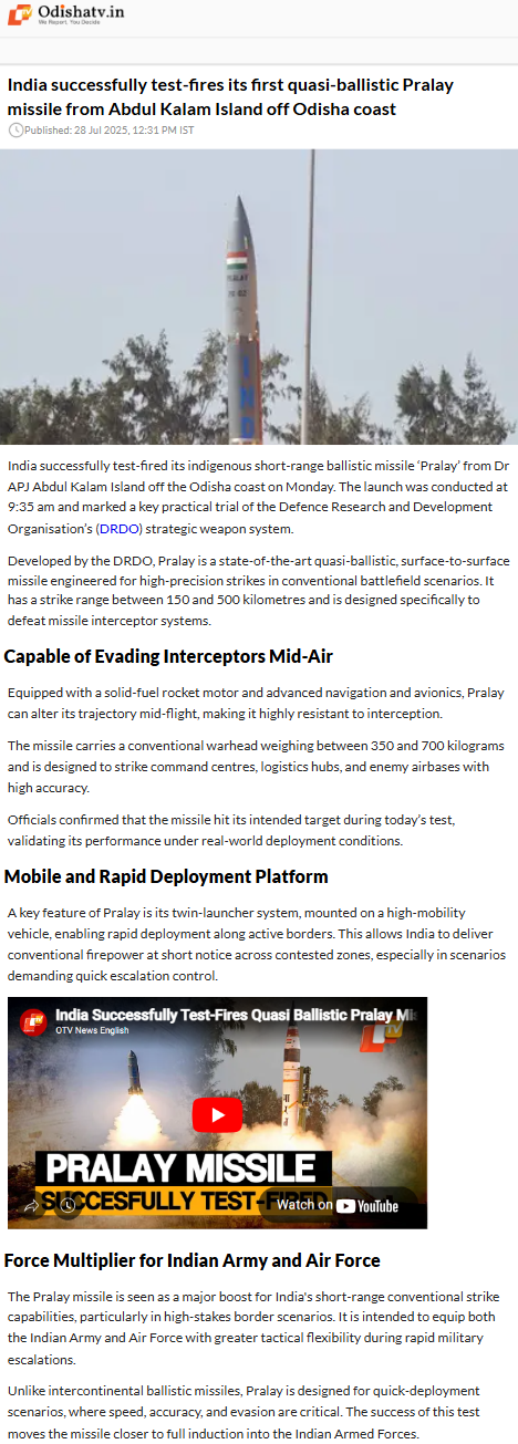 Full News Screenshot