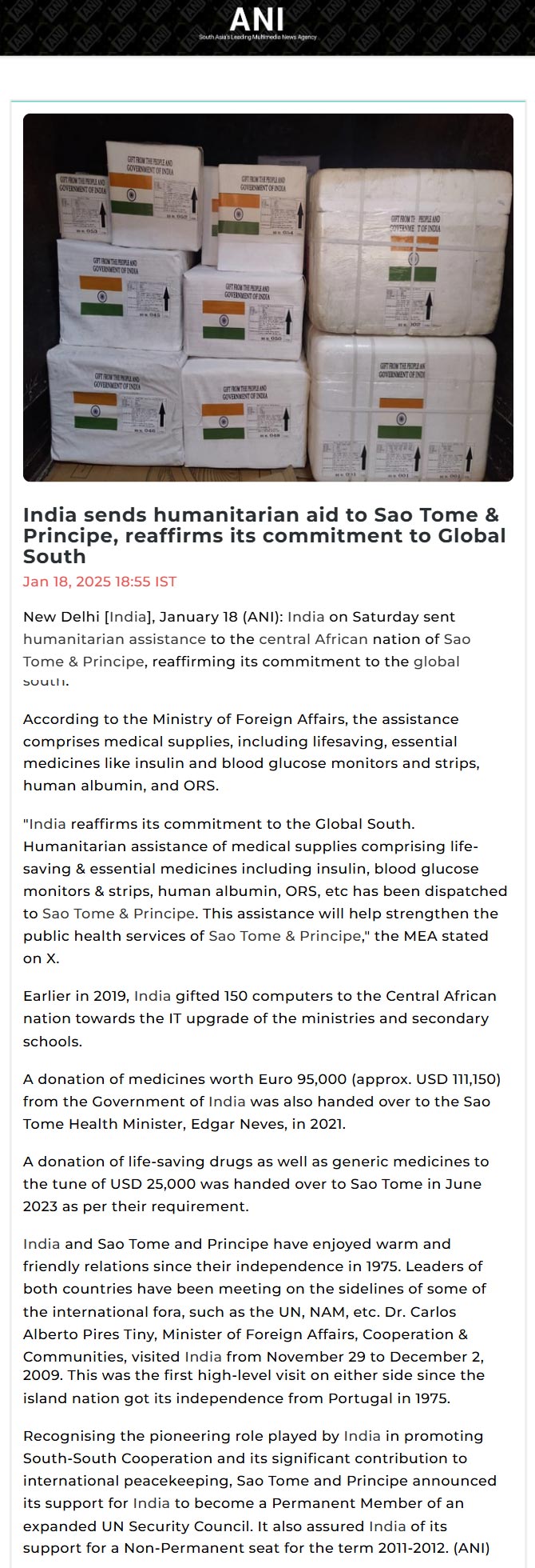 Full News Screenshot