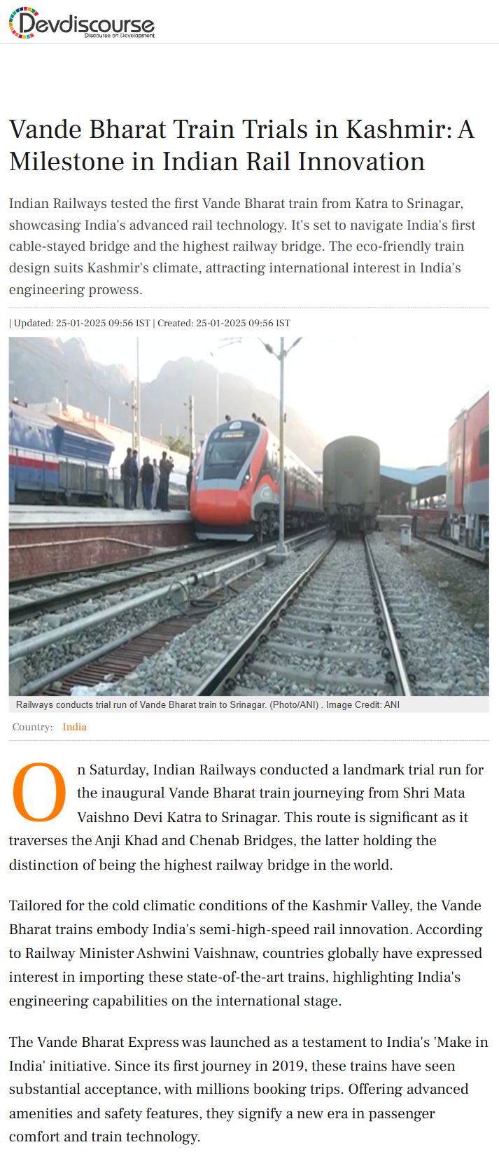 Full News Screenshot