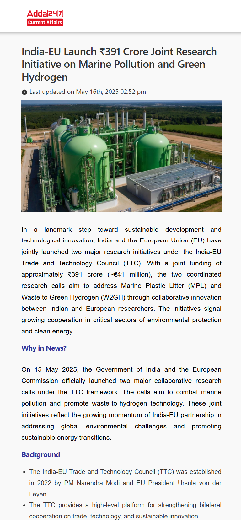 Full News Screenshot