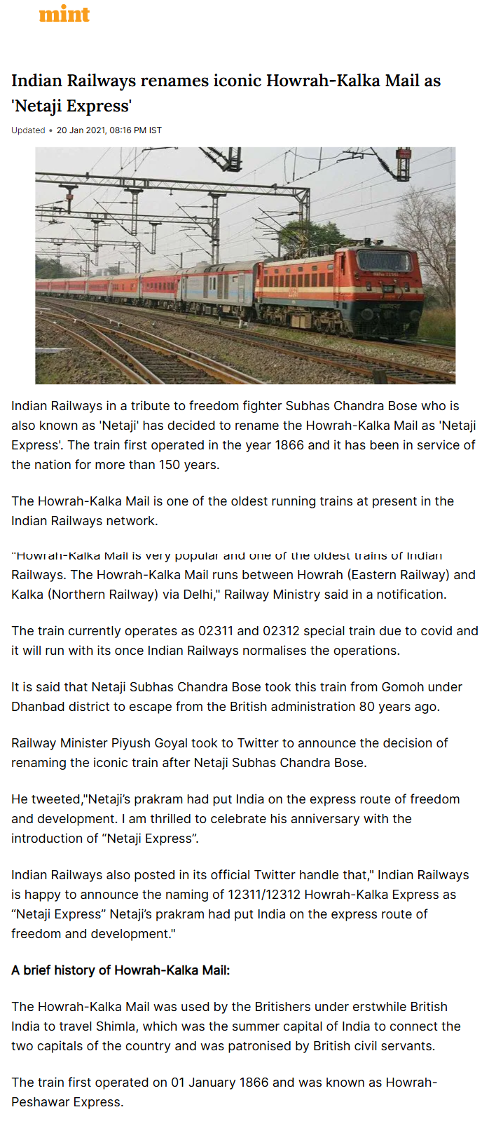 Full News Screenshot