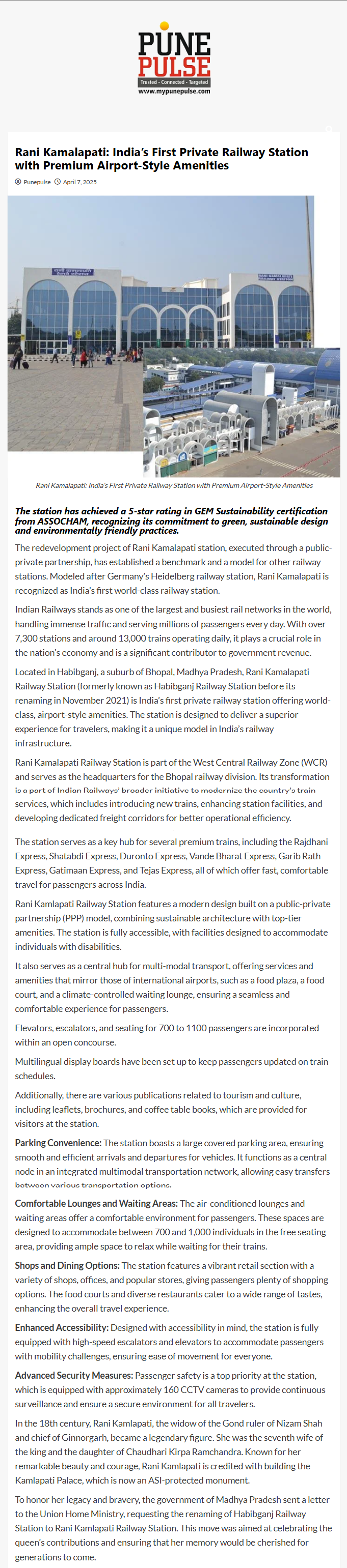 Full News Screenshot