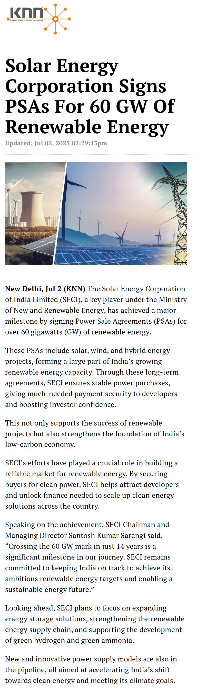 Full News Screenshot