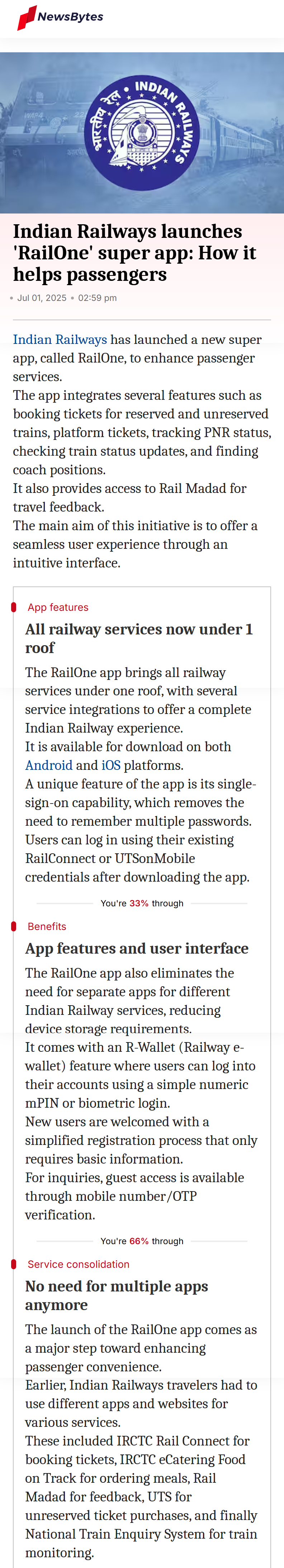 Full News Screenshot