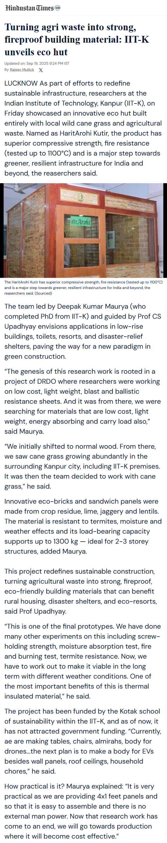 Full News Screenshot