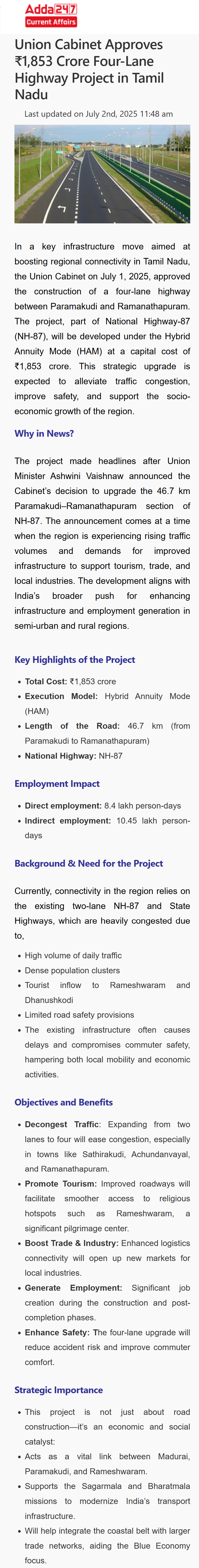 Full News Screenshot