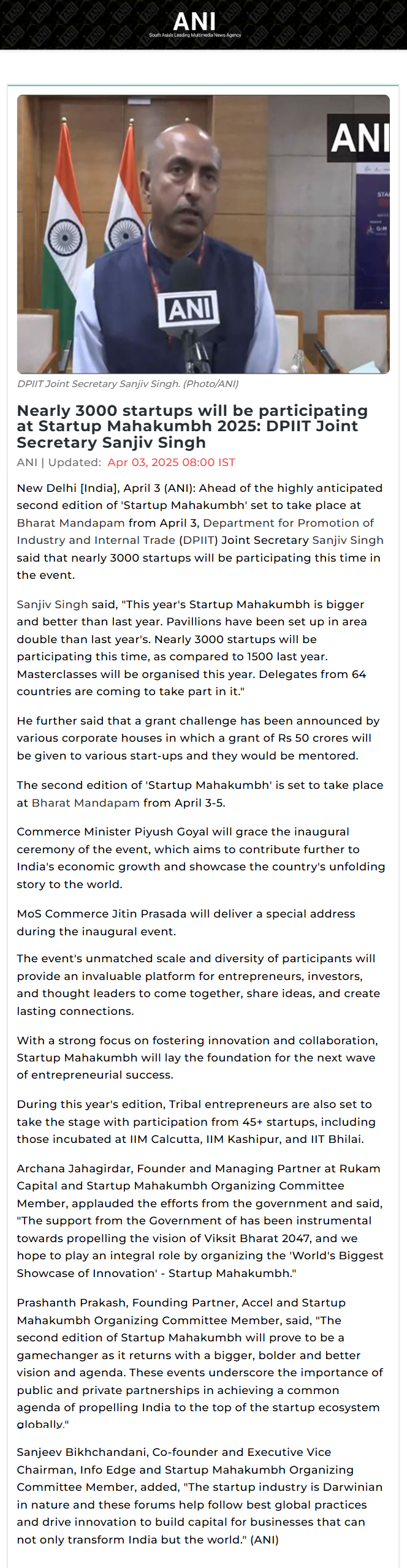 Full News Screenshot