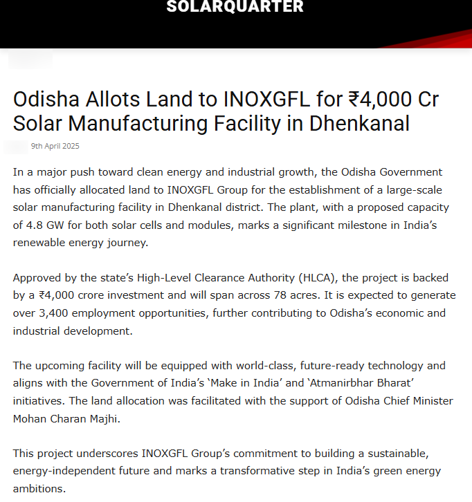 Full News Screenshot