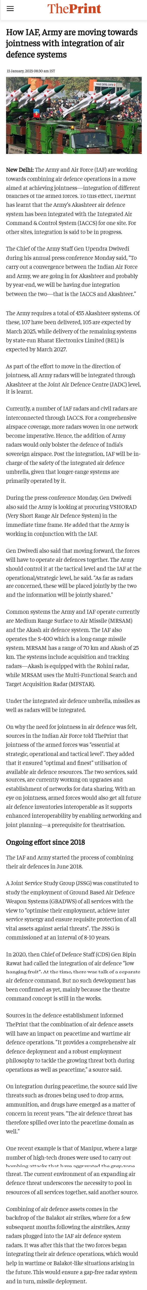 Full News Screenshot