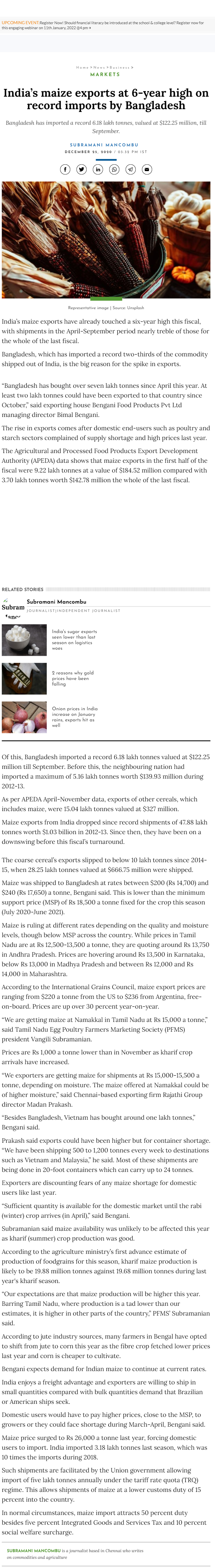 Full News Screenshot