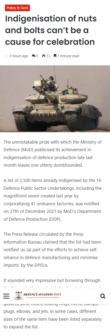 Full News Screenshot