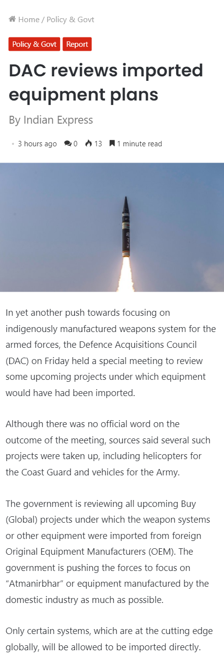 Full News Screenshot