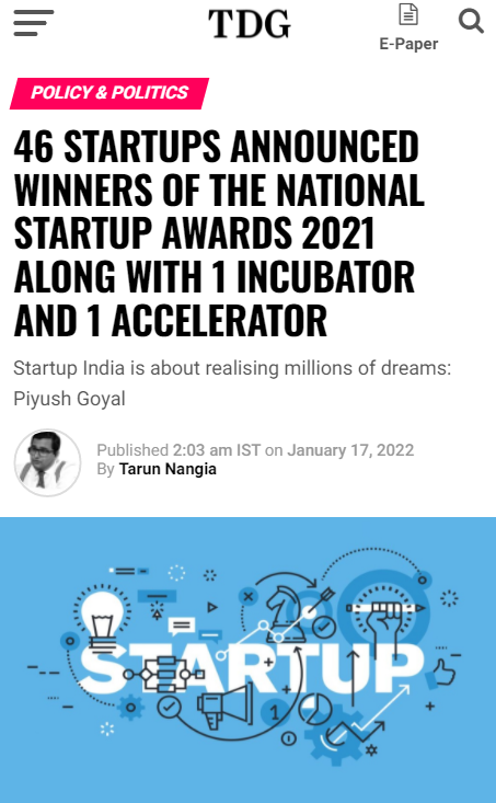 Front Page Screenshot