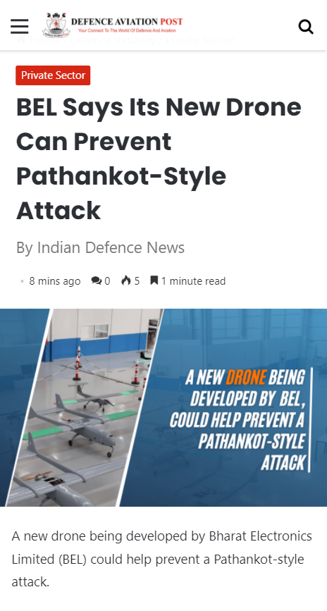 Front Page Screenshot