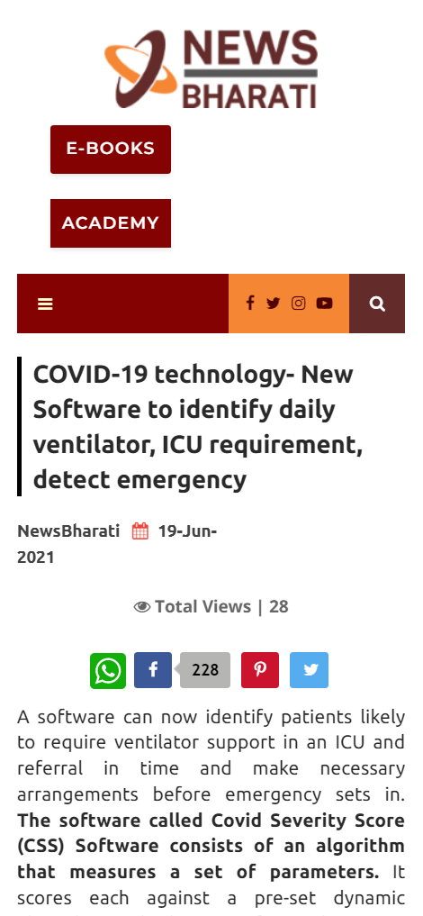 Full News Screenshot