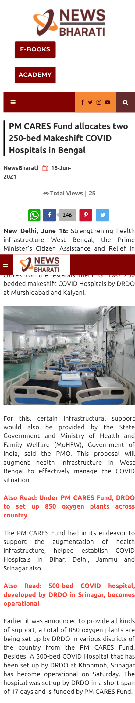 Full News Screenshot