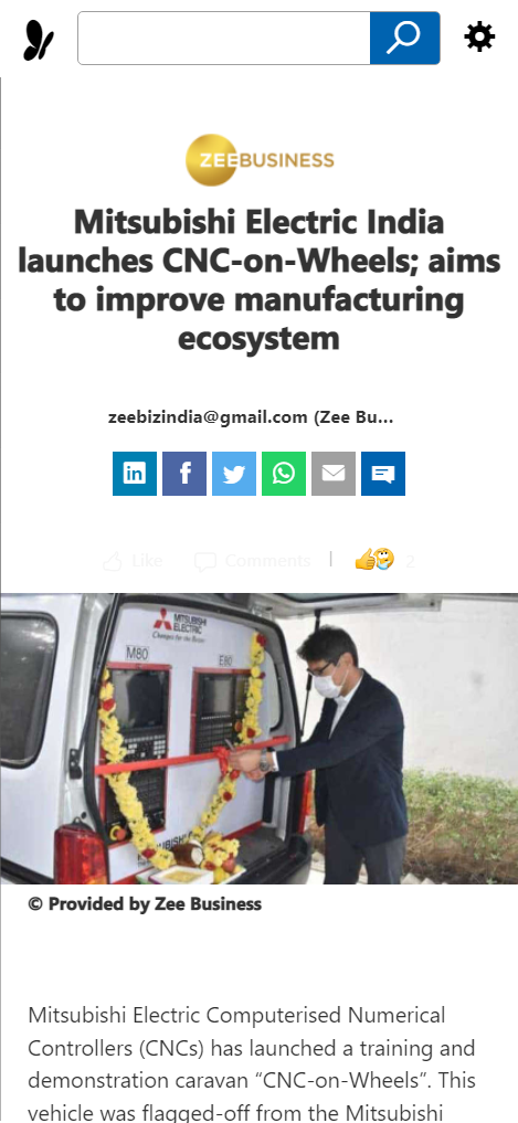 Front Page Screenshot