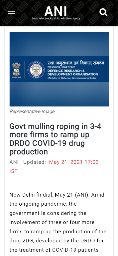 Front Page Screenshot