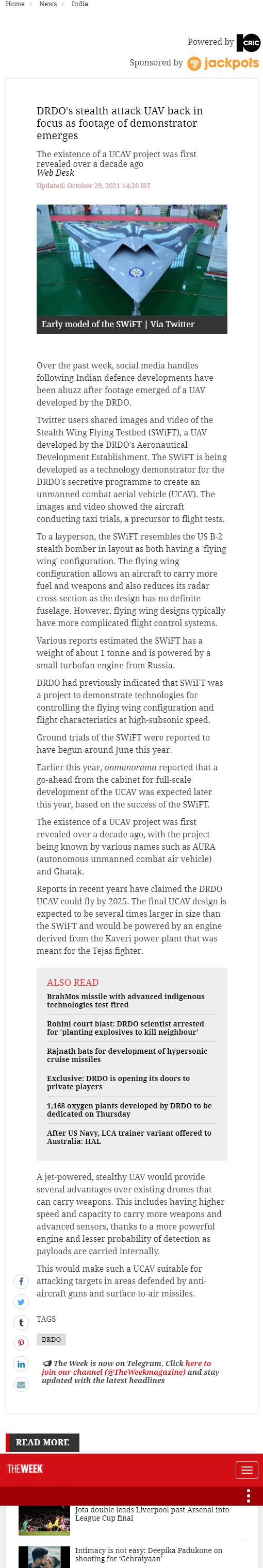 Full News Screenshot