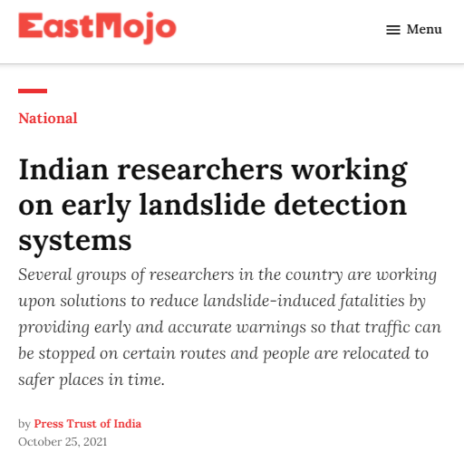 Front Page Screenshot