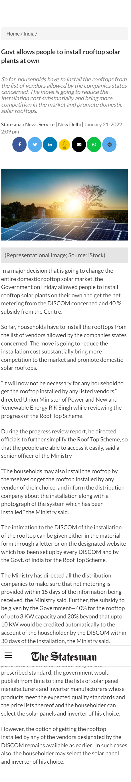 Full News Screenshot