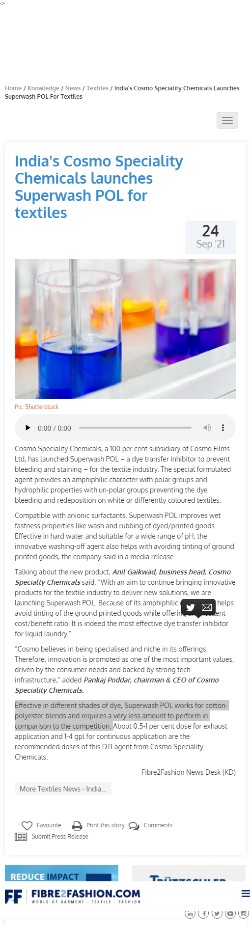 Full News Screenshot