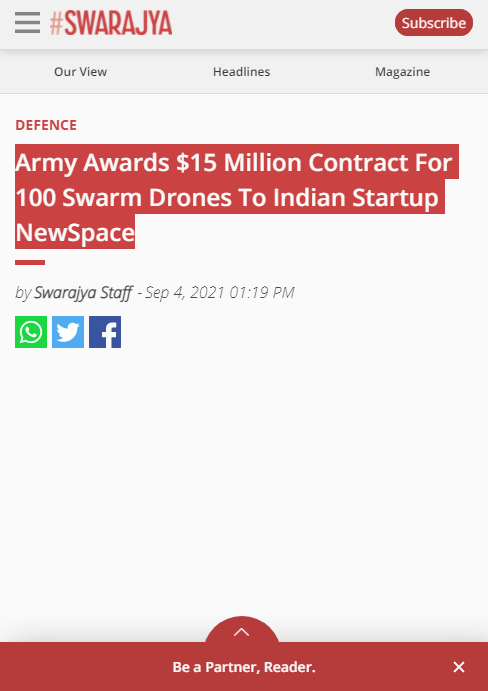 Front Page Screenshot