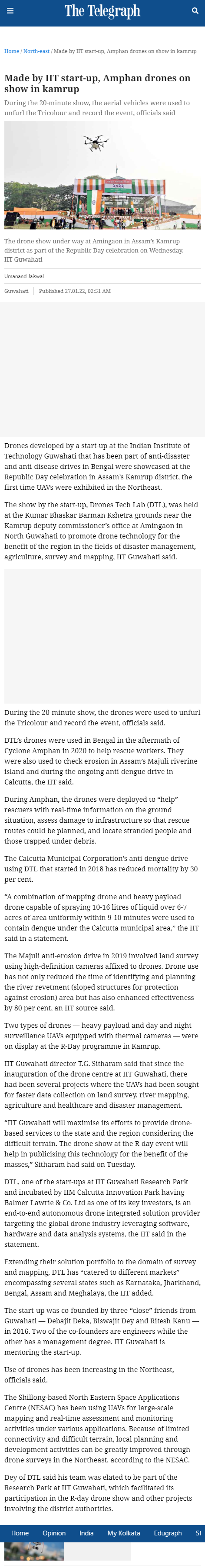 Full News Screenshot