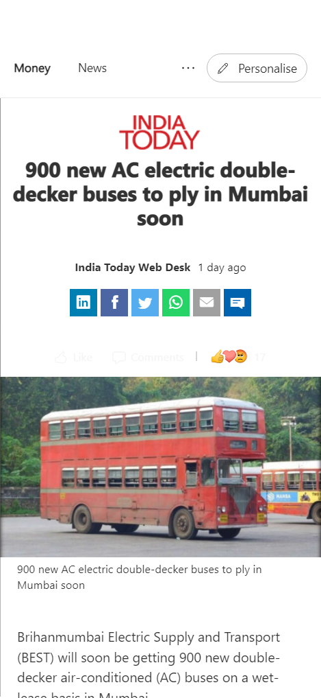 Front Page Screenshot