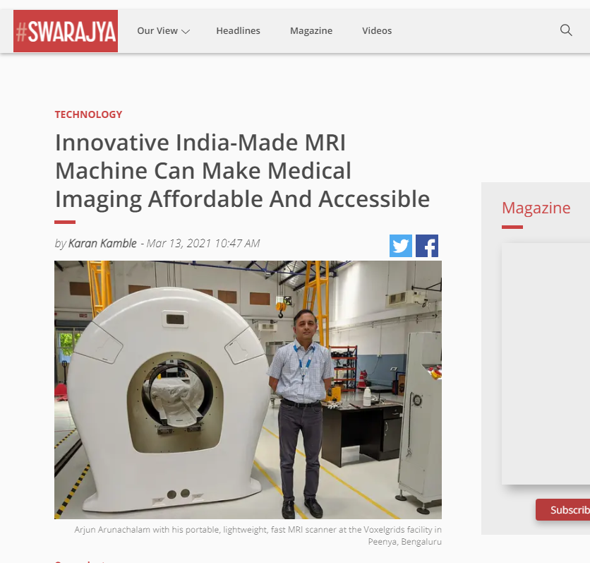 Front Page Screenshot