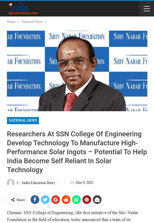 Front Page Screenshot