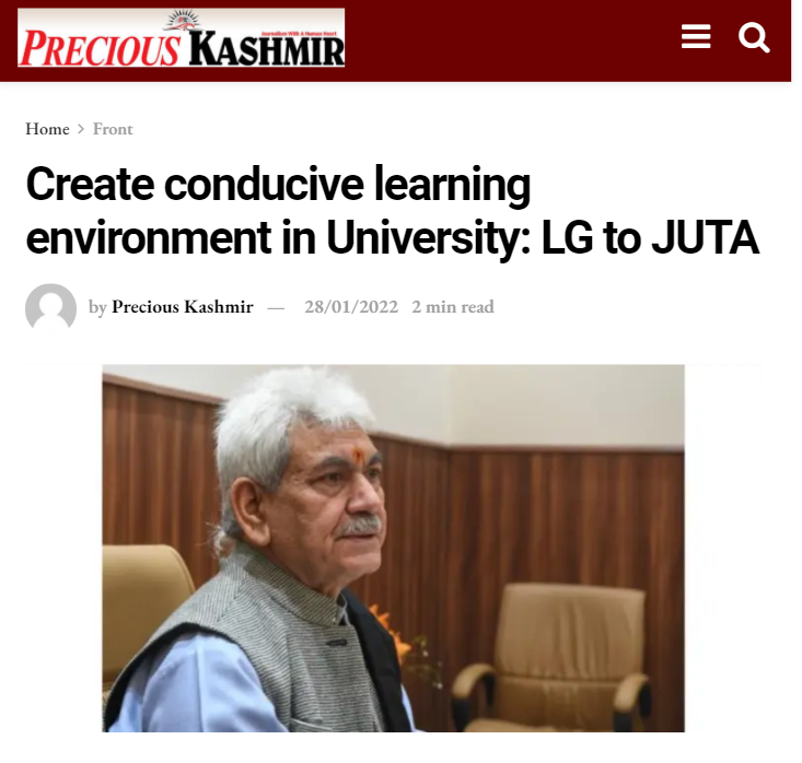 Front Page Screenshot