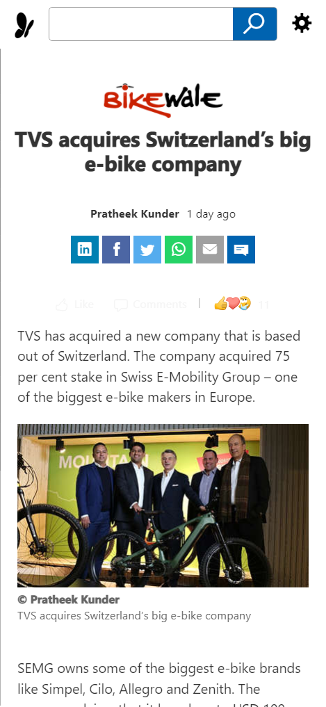 Front Page Screenshot