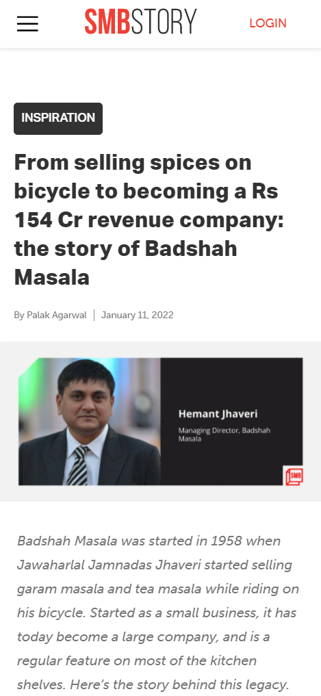 Front Page Screenshot