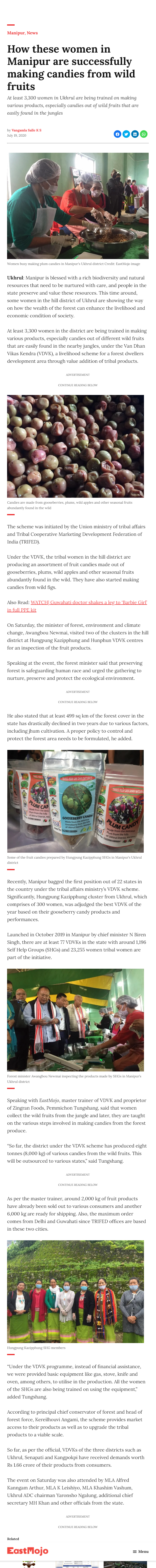 Full News Screenshot