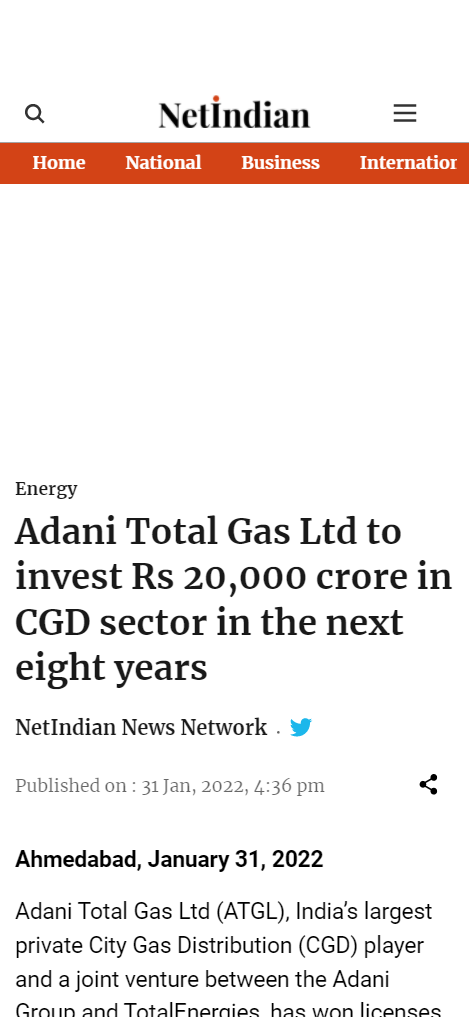 Front Page Screenshot