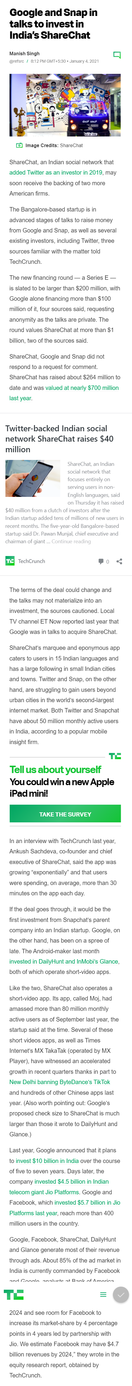 Full News Screenshot