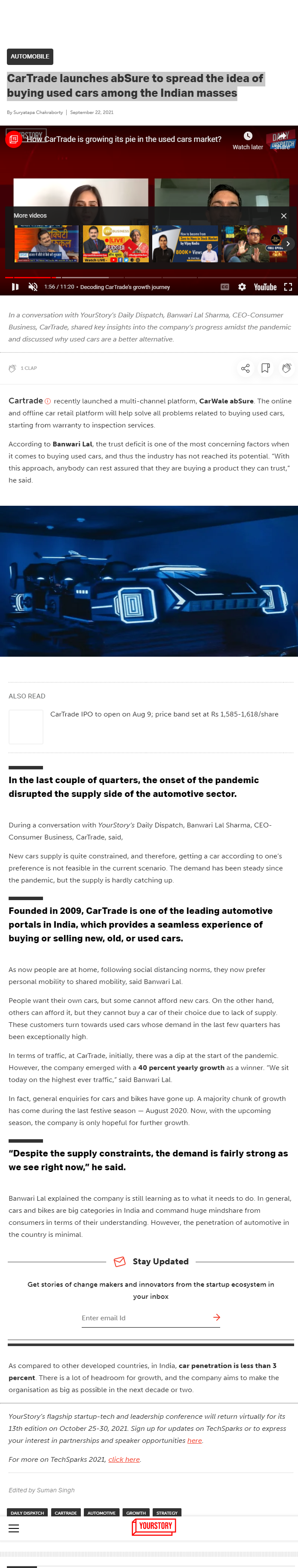 Full News Screenshot