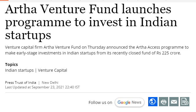 Front Page Screenshot