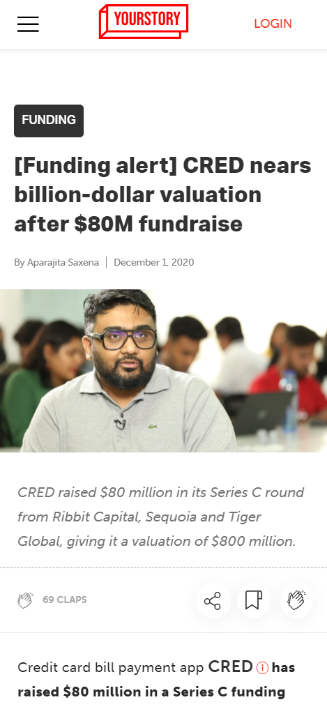 Front Page Screenshot